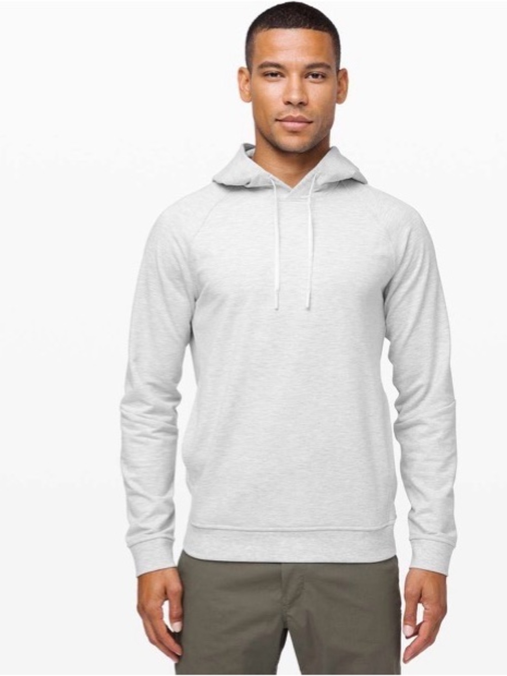 Lululemon City Sweat Pullover Hoodie
Heathered Ultra Light Grey / Sea Salt XL